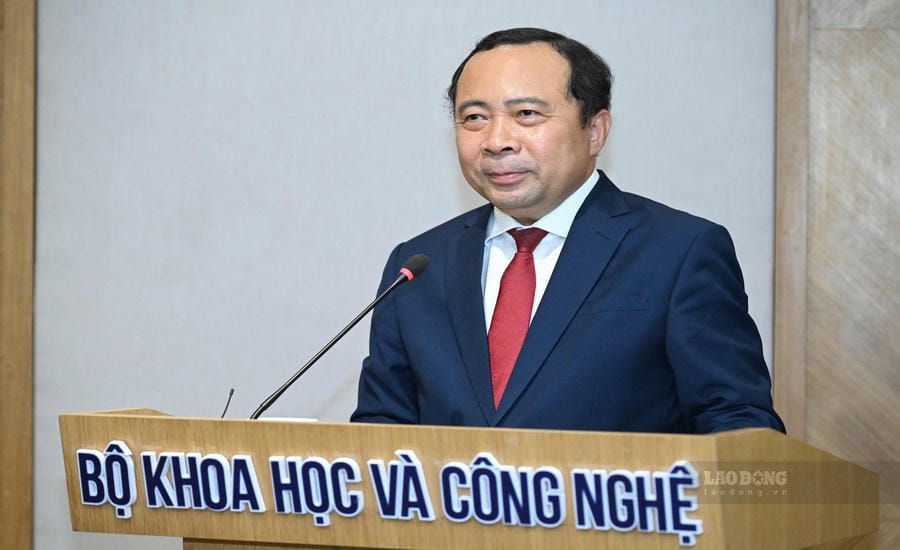 Miembro del Comité Central del Partido, Ministro de Ciencia y Tecnología Vũ Hải Quân. Foto: Hải Nguyễn