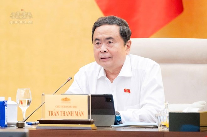According to Politburo Member, National Assembly Chairman Tran Thanh Man, there are businesses registered to establish only to buy and sell invoices and documents, and commit trade fraud. Photo: Quochoi. vn