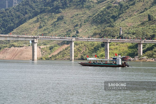 Nam Si Luong 3 Hydropower Plant is adjusted by Lai Chau Provincial People's Committee to protect reservoirs and head dams. Photo: Quang Dat