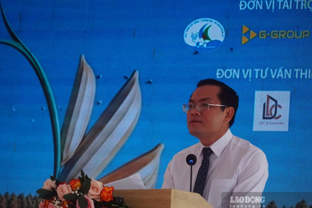 Phó chủ tịch UBND tỉnh Cà Mau Ngô Vũ Thăng cho rằng công viên Ba Hạt Lúa sẽ mở ra cung đường di sản trong tương lai. Ảnh: Nhật Hồ.