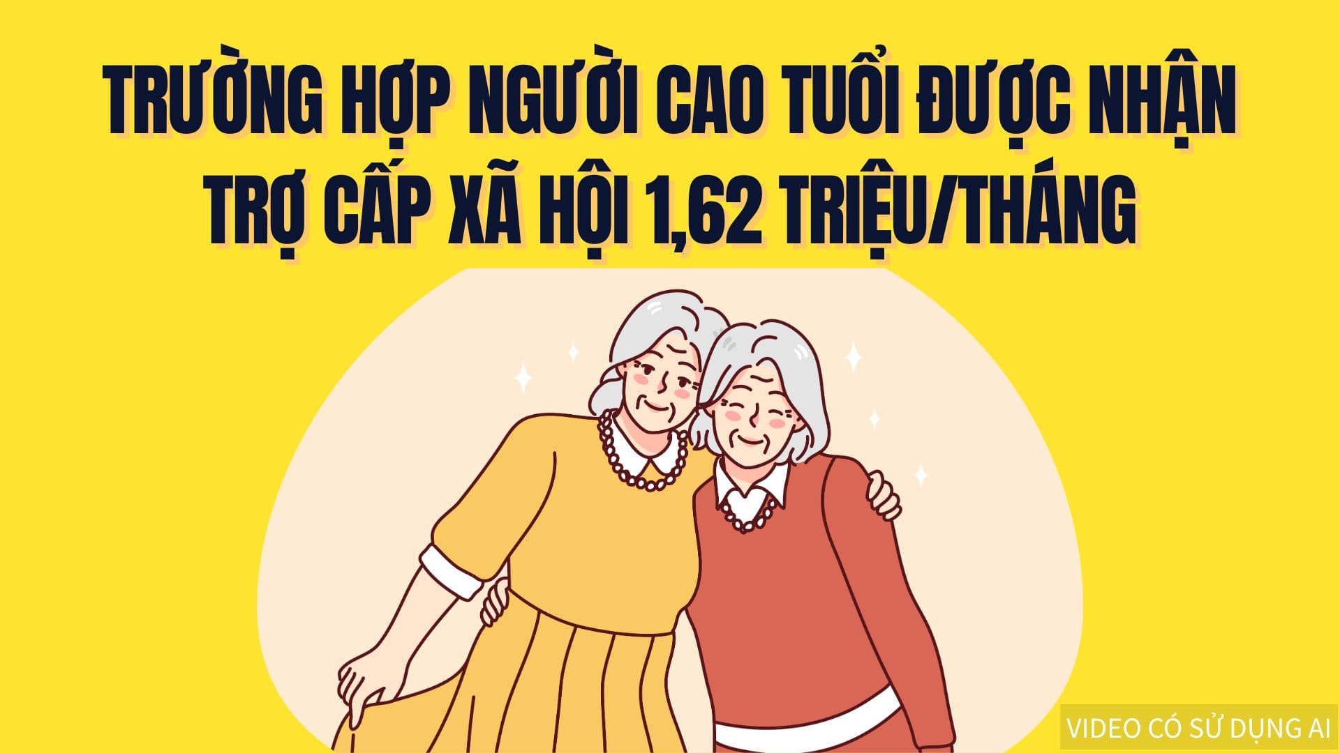 Cases of elderly people receiving social allowance of 1.62 million VND/month from October 5, 2026. Photo: Tra My
