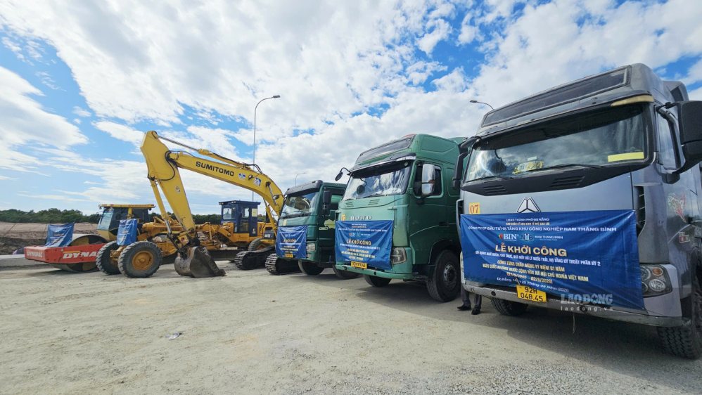 KCN Nam Thăng Bình, Đà Nẵng mở rộng hạ tầng, hướng tới đón nhà máy công nghệ cao . Ảnh: Hoàng Bin