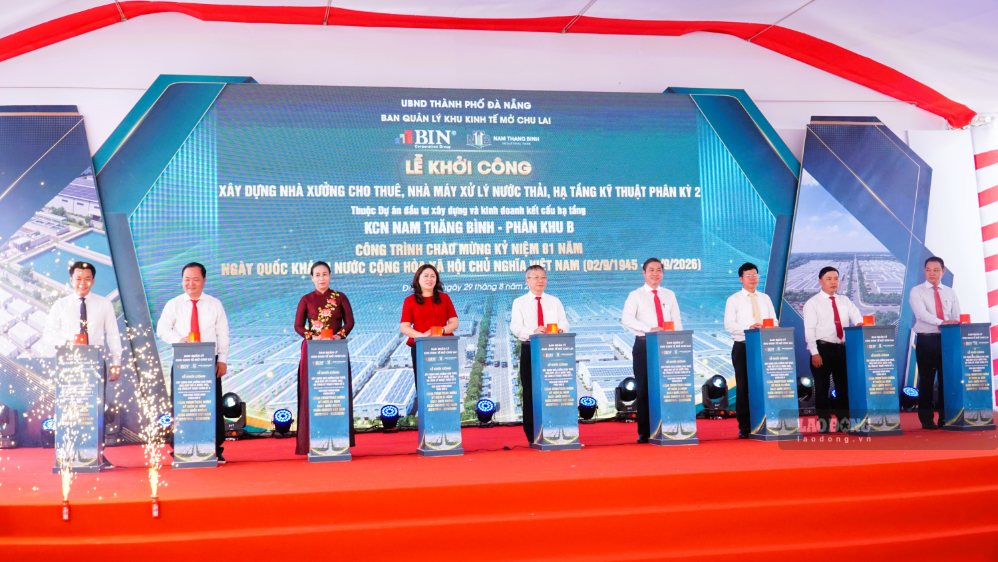 Nam Thang Binh Industrial Park, Da Nang accelerates with 3 capital items of 1,098 billion VND. Photo: Hoang Bin
