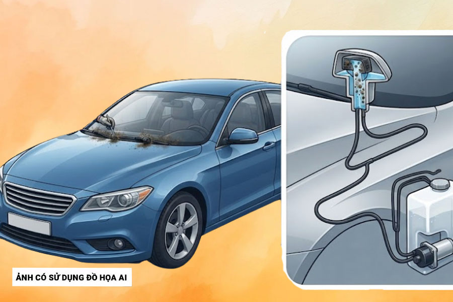 A series of reasons why car window cleaning water spray heads are blocked