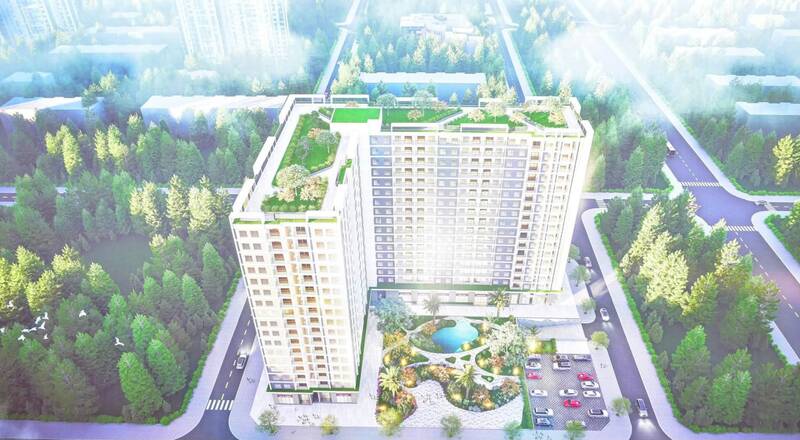 Perspective of the Minh Xuan Ward Social Housing Area Project. Photo: Investor