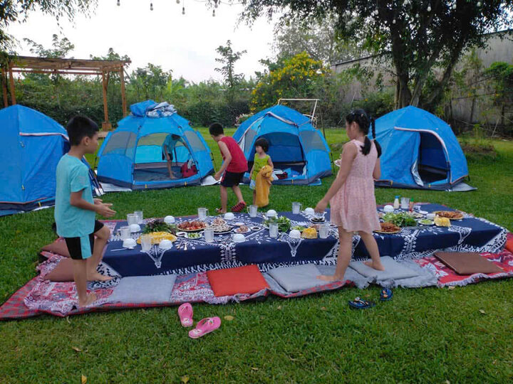 Picnics or picnics are one of the meaningful activities to help parents and children become more connected. Photo: Hien Tran