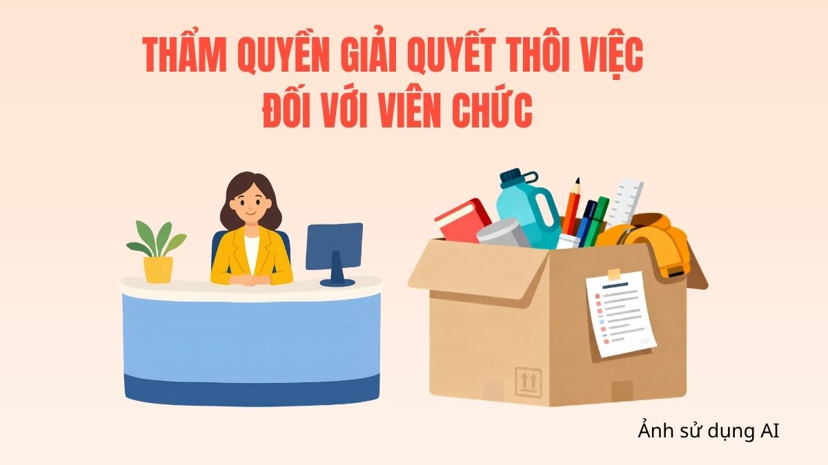 Authority to resolve resignation for public employees. Photo: Using AI