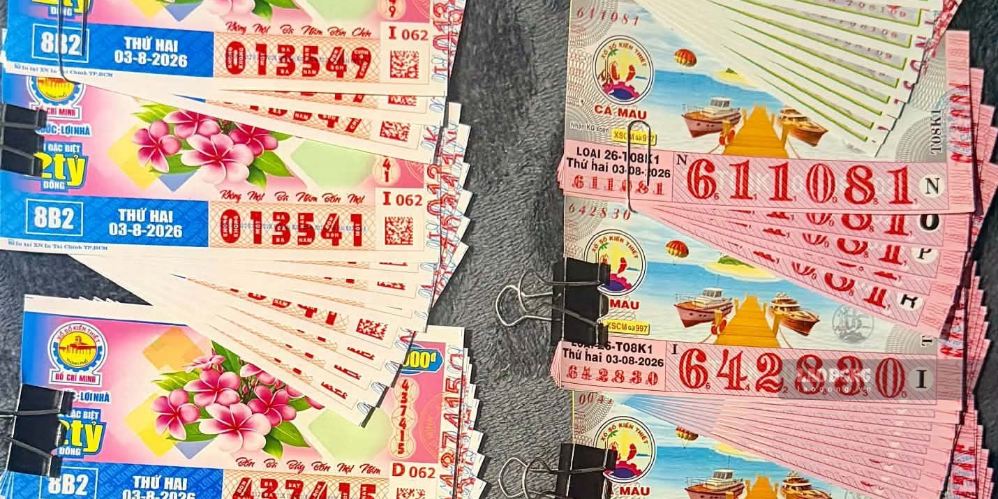 Xổ số hôm nay. Ảnh: Huyền Trân