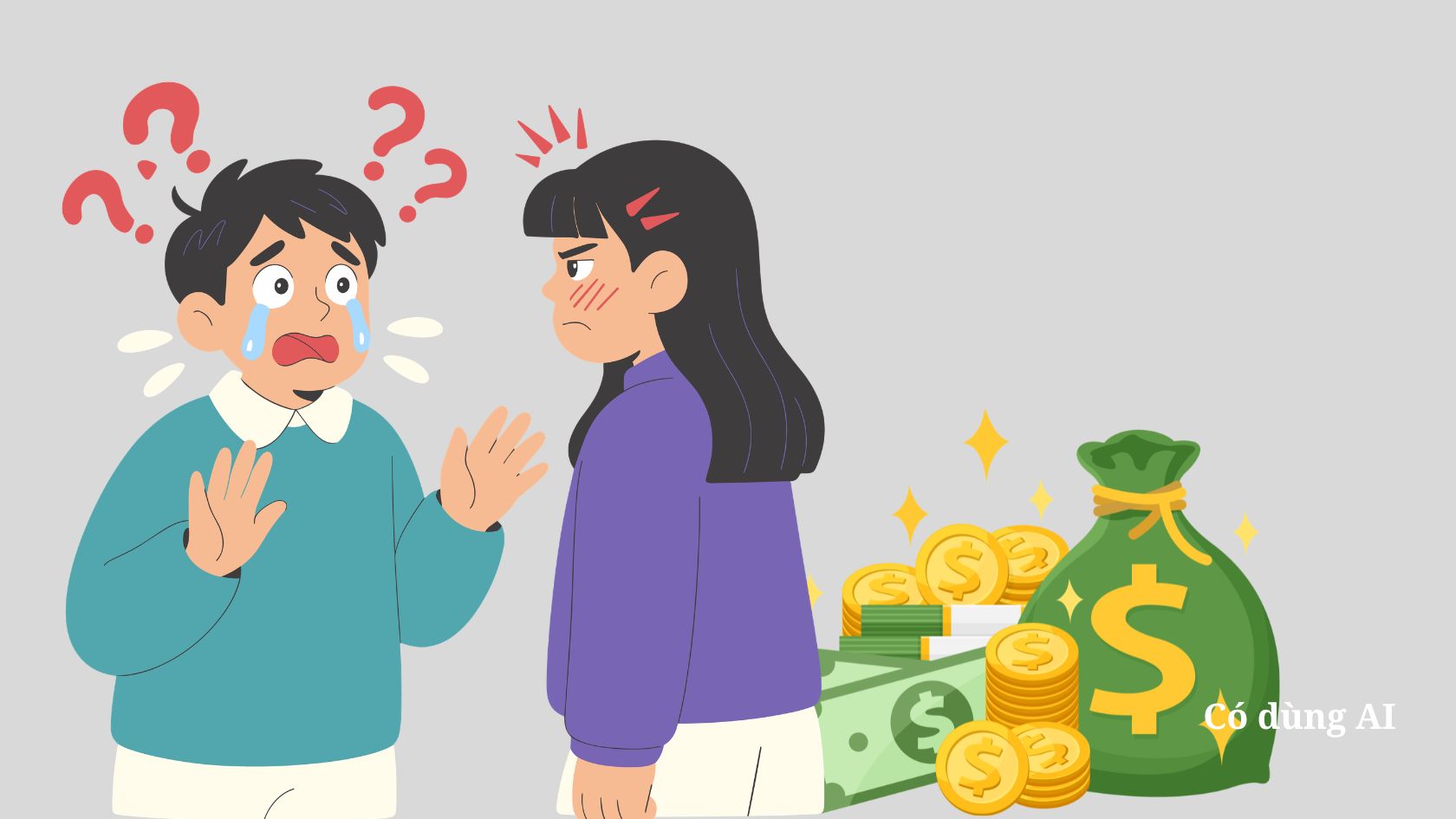 Knowing how to manage finances helps marriage become less fractured. Photo AI