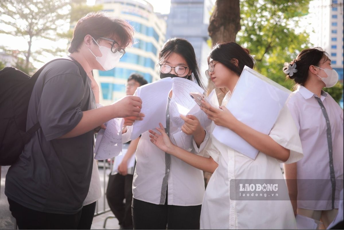 The benchmark score of Hanoi National University of Education 2 in the past two years has attracted the attention of many candidates during the enrollment season. Photo: Hai Nguyen