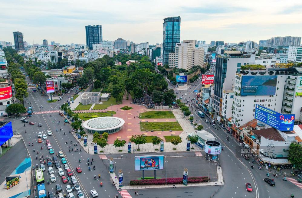 Ho Chi Minh City will build parking lots and underground commercial centers under 23/9 Park. Photo: Thai Bao