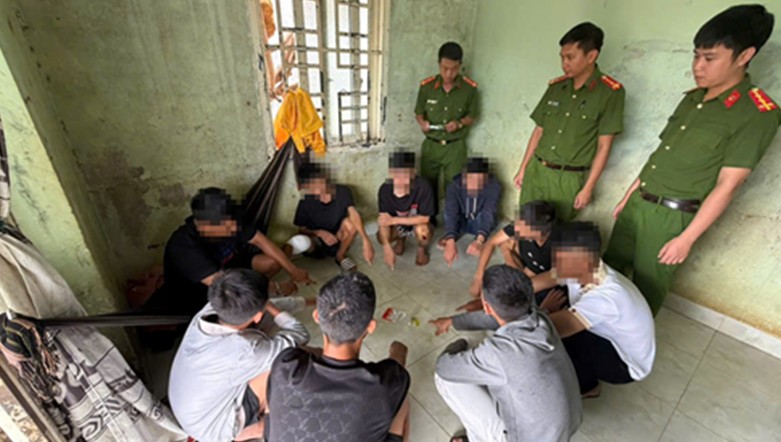 Functional forces discovered and handled a group of subjects using illegal drugs. Photo: Police provided