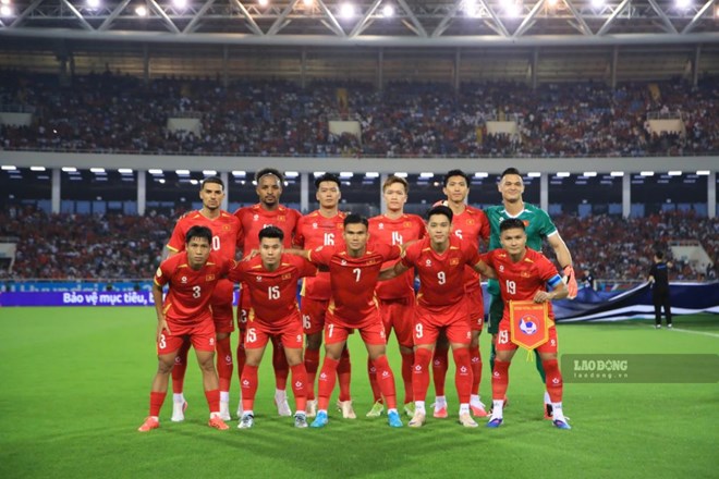 The Vietnamese team faces Indonesia away from home at ASEAN Cup 2026. Photo: FPT Play