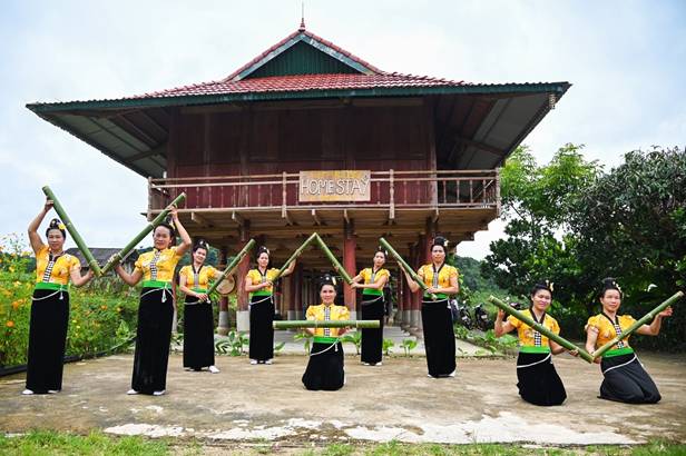 Dien Bien is promoting the development of cultural tourism, contributing to creating motivation for sustainable socio-economic growth. Photo: Dien Bien Provincial Police e-Portal