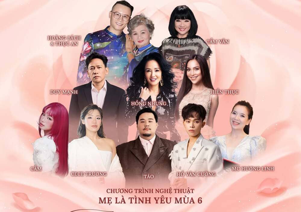 Many generations of artists participate in the program "Mother is Love". Photo: Organizing Committee
