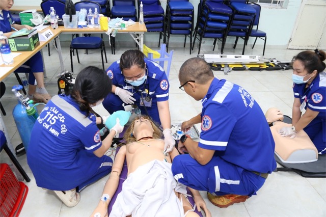 Nếu Đề án phát triển hệ thống cấp cứu ngoài bệnh viện được thông qua sẽ hình thành được hệ thống tổng đài cấp cứu khẩn nguy thống nhất do Bộ Công an vận hành. Ảnh: Nguồn Trung tâm Cấp cứu 115
