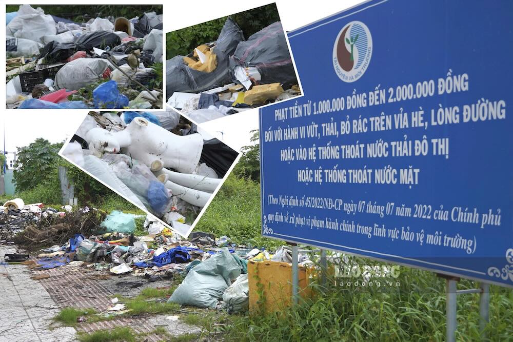 Environmental pollution is a burning issue in Can Tho City. Graphic photo: Phong Linh.