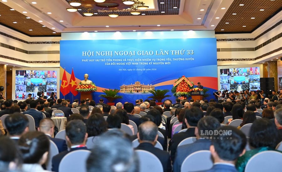 The 33rd Diplomatic Conference will last until August 7. Photo: Hai Nguyen