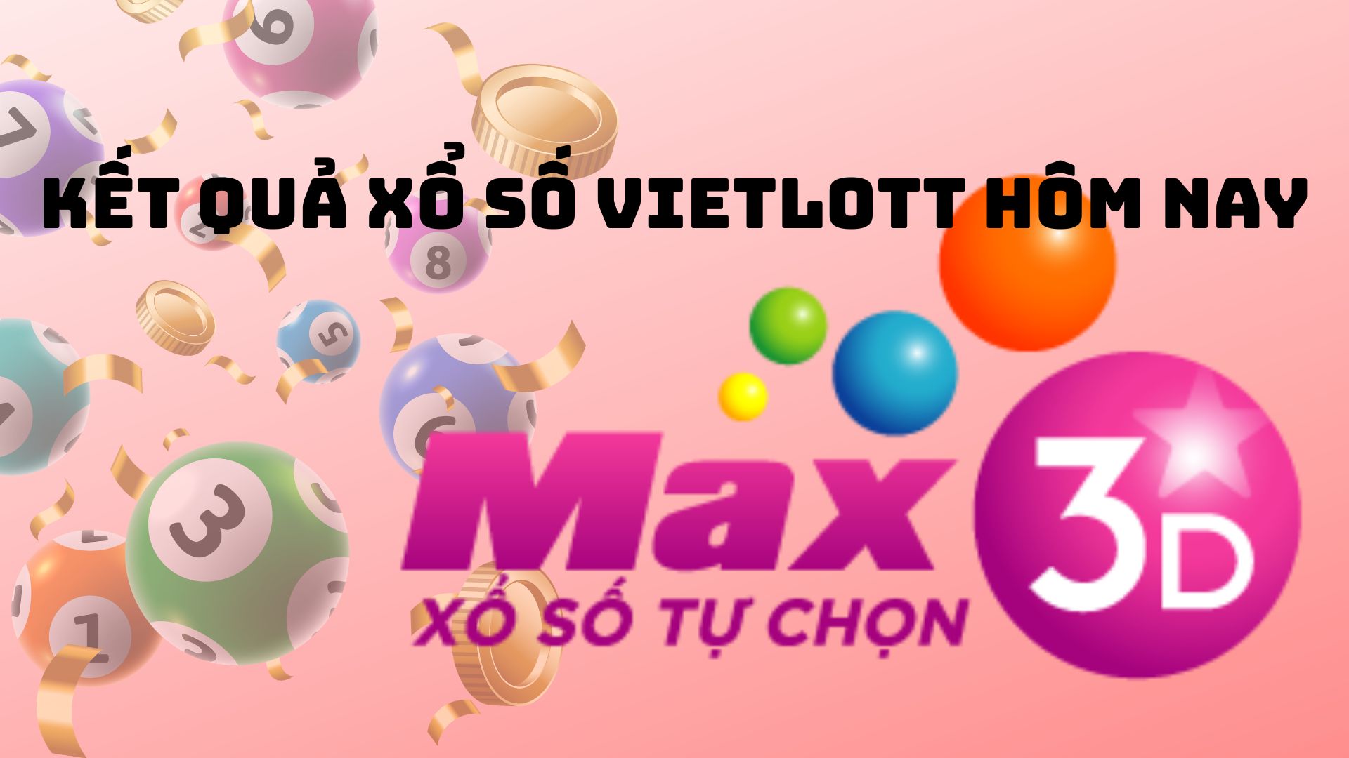Kết quả xổ số Vietlott hôm nay 3.8: Max3D. Đồ họa: Thanh Thanh/Nguồn: Canva