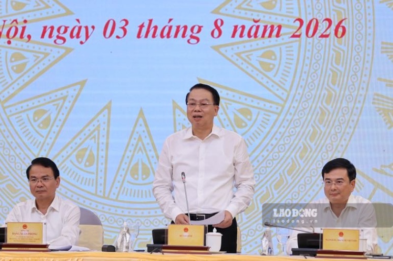 Thứ trưởng Bộ Tài chính Nguyễn Đức Chi thông tin các kịch bản điều hành. Ảnh: Phạm Đông