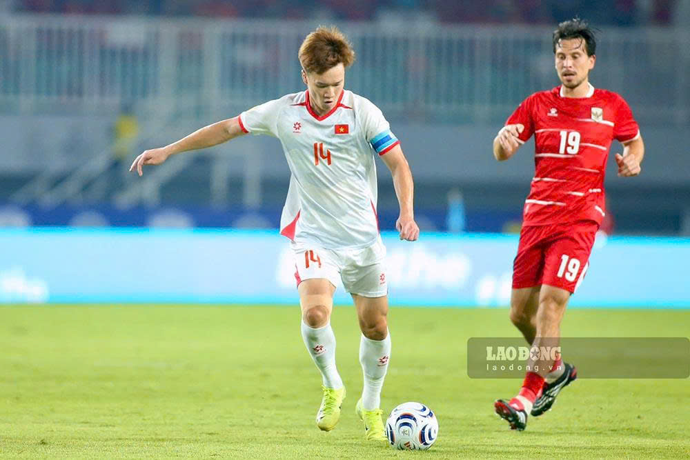 L'équipe vietnamienne bat largement l'Indonésie lors de la phase de groupes de l'ASEAN Cup 2026. Photo: Thanh Vũ