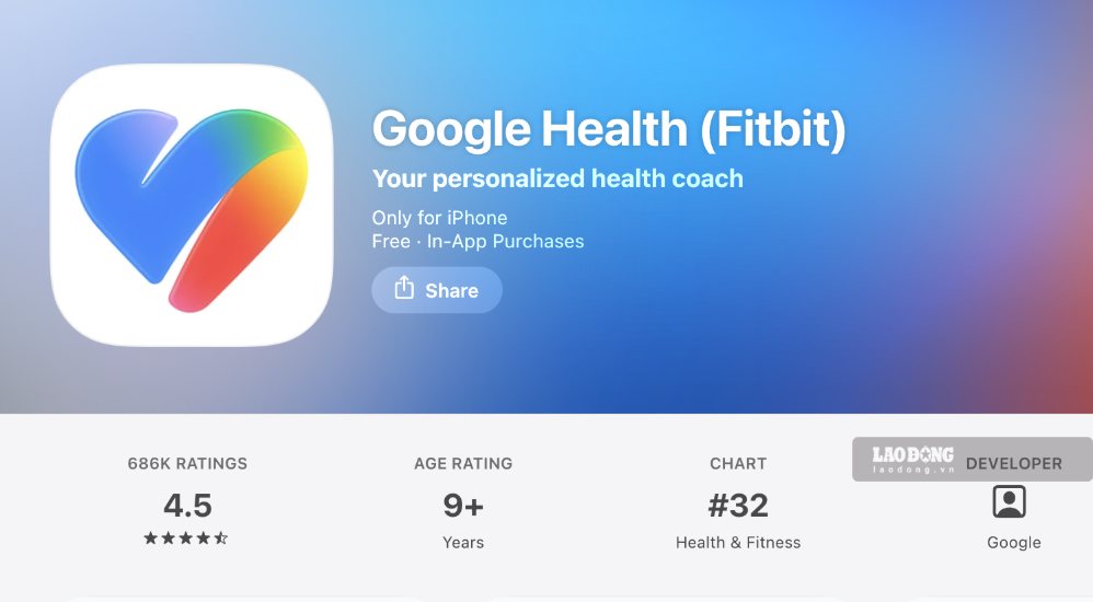 Google Health on iPhone now syncs data with Apple Health. Photo: Quang Minh