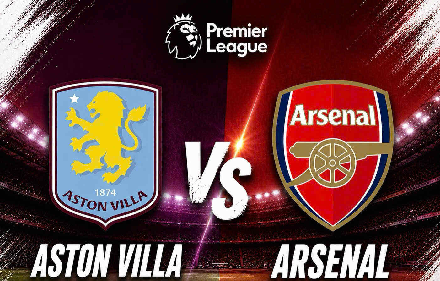 Aston Villa vs Arsenal football score prediction in the Premier League. Graphics: Van An