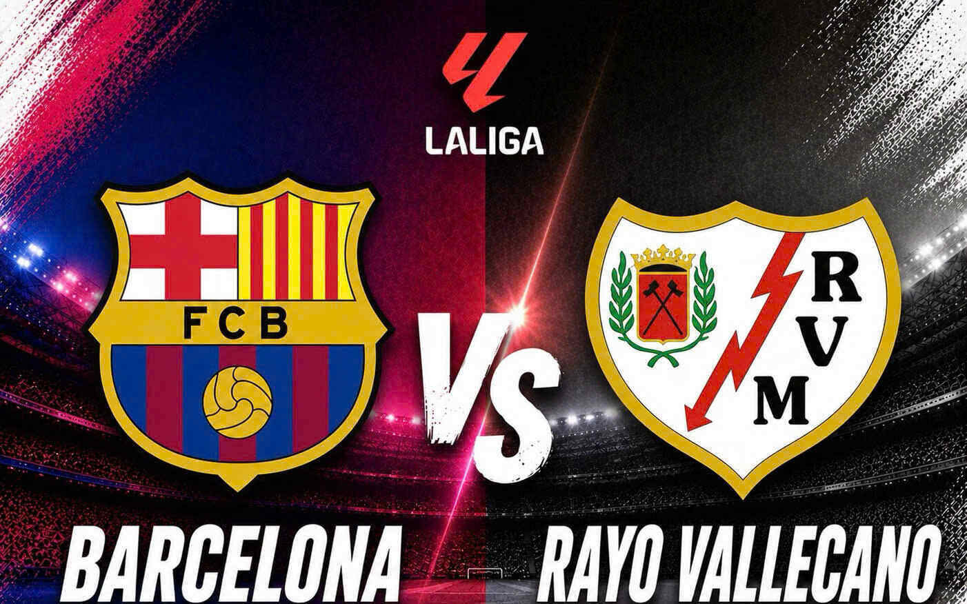 Prédiction du match Barcelone vs Rayo Vallecano en Liga. Graphique: Văn An