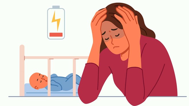 Hormone changes, lack of sleep, stress and eating habits make it difficult for postpartum women to control their weight effectively. Graphics: Hoang Loc