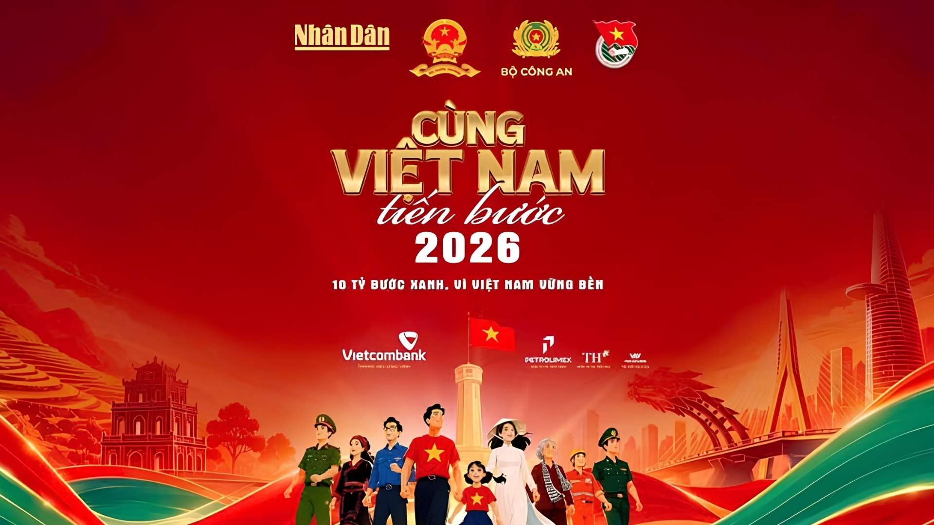 Together Vietnam Advances 2026" becomes an opportunity for families to practice and spread a green lifestyle together. Photo: BTC