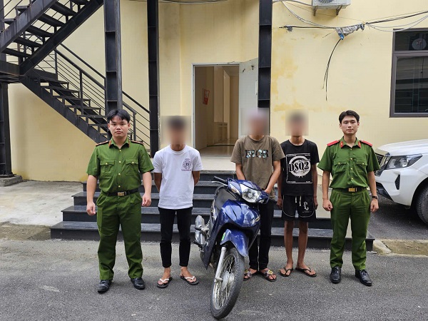 Công an khởi tố nhóm đối tượng tội cưỡng đoạt tài sản. Ảnh: Công an tỉnh Phú Thọ