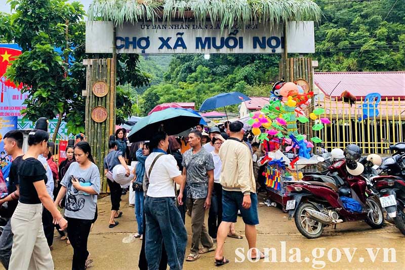 Chợ phiên Muổi Nọi diễn ra trong hai ngày, từ 29-30.8.2026. Ảnh: Cổng TTĐT tỉnh Sơn La