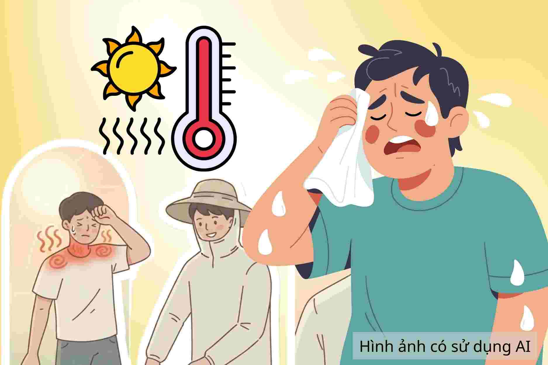 Recommendations for protecting workers' health when working in hot sunlight