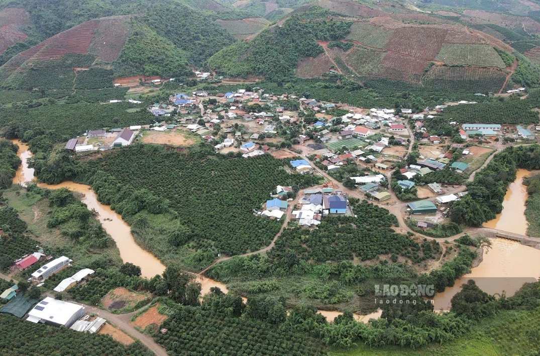 Tiểu khu 179 nằm tách biệt hoàn toàn với các khu vực của xã Đam Rông 2. Ảnh: Phúc Khánh