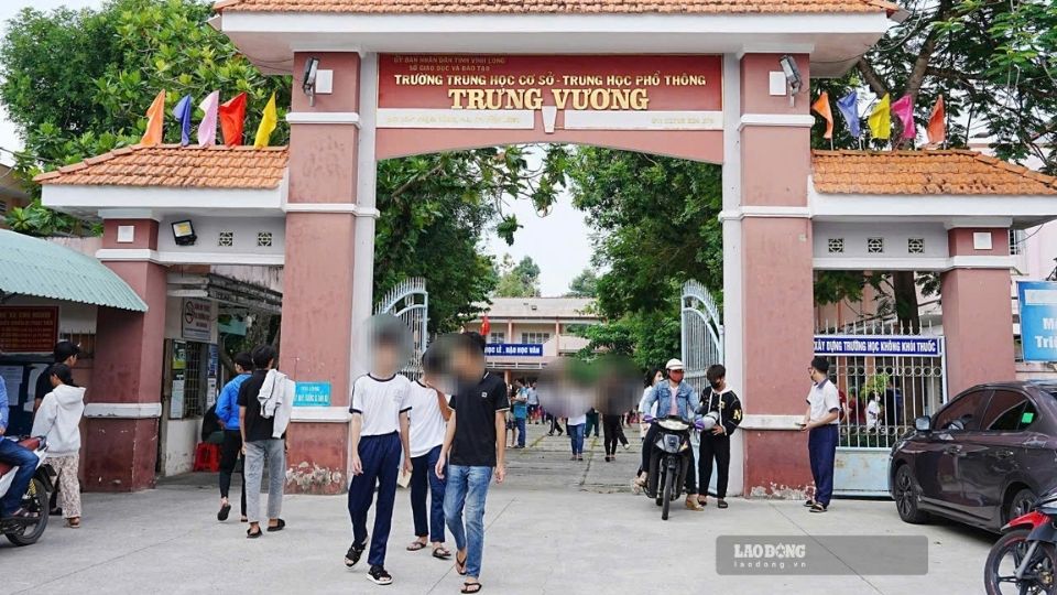 Các trường học tại Vĩnh Long chủ động chuẩn bị cho năm học mới. Ảnh: Hoàng Lộc