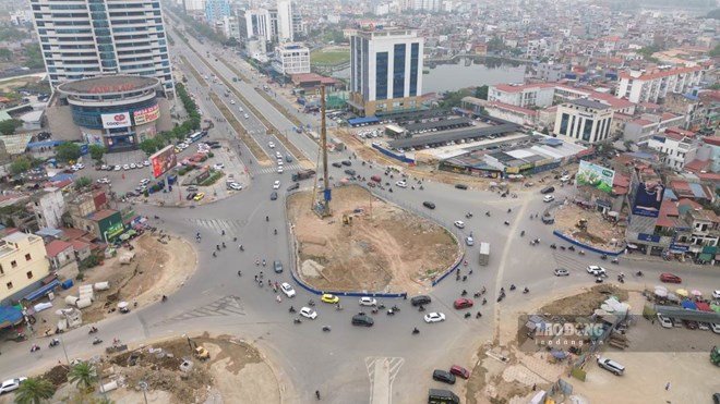 From September 1st, Hai Phong adjusts traffic organization to serve the construction of Nguyen Trai bridge. Photo: Hoang Khoi