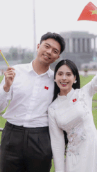 Ca nương Kiều Anh và chồng Văn Quỳnh.