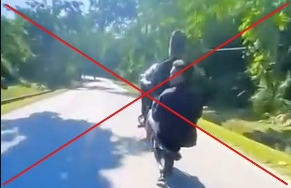 Công an tỉnh Lai Châu vừa xử lý 4 trường hợp bốc đầu xe máy. Ảnh: Công an Lai Châu.