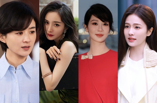 Triệu Lệ Dĩnh, Dương Mịch, Dương Tử y Bạch Lộc fueron votadas como las 4 actrices con capacidad para "cargar la película". Foto Xinhua