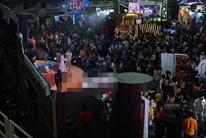 Hình ảnh tại một sự kiện về game tổ chức tại TPHCM. Ảnh: Hoàng Huy