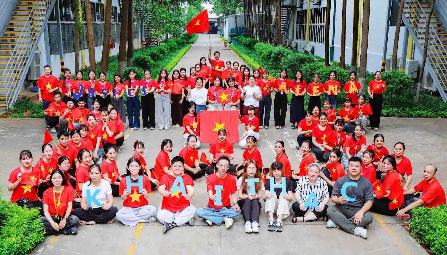 Alena Vietnam Shoe workers compete to celebrate National Day. Photo: Thanh Hoa Trade Union