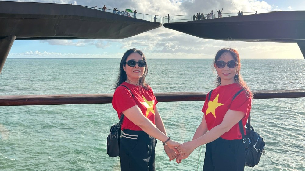 Tourists visiting Phu Quoc on National Day September 2nd. Photo: Hong Nhung/Tour guide