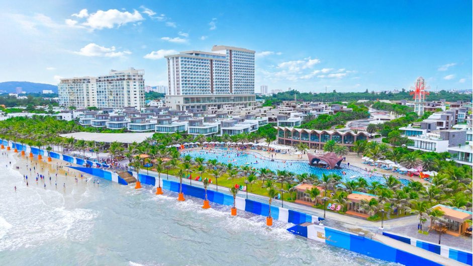 The Maris Vung Tau is completing progress day by day with resort products, landscape systems and amenities invested synchronously. Photo: TDG Group
