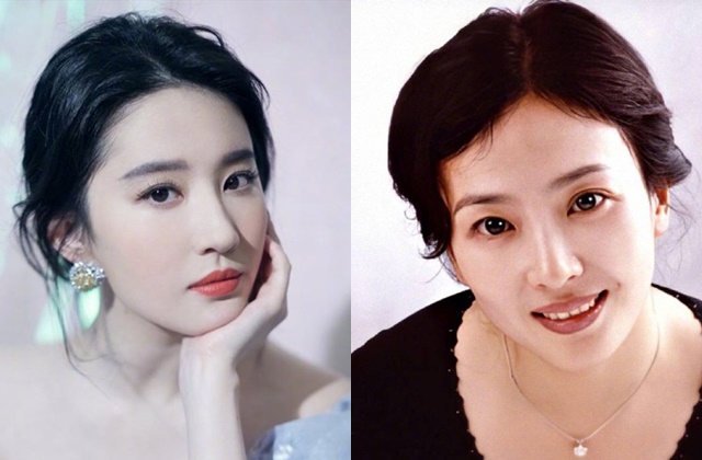 Liu Yifei and her mother - Ms. Liu Xiaoli. Xinhua Photo