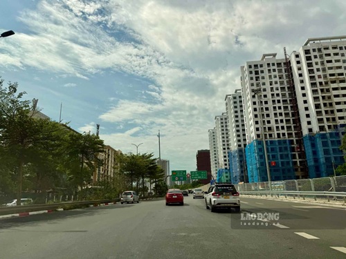 Đường về phía Nam qua cao tốc Pháp Vân - Cầu Giẽ thông thoáng. Ảnh: Hoài  Anh