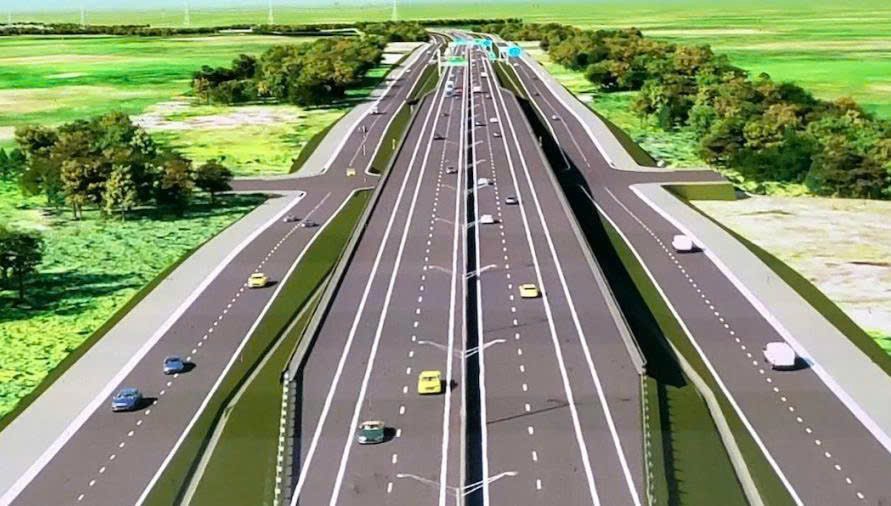 Phối cảnh cao tốc TPHCM - Thủ Dầu Một - Chơn Thành. Ảnh: Ban Giao thông