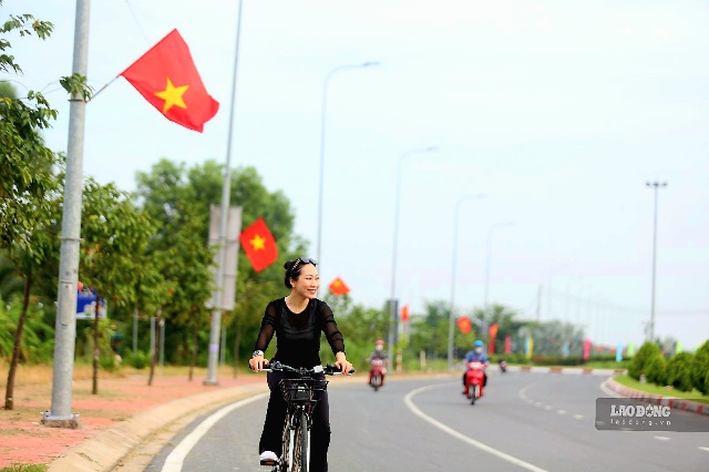 Chị Nguyễn Thị Tuyết Nga tự hào chia sẻ