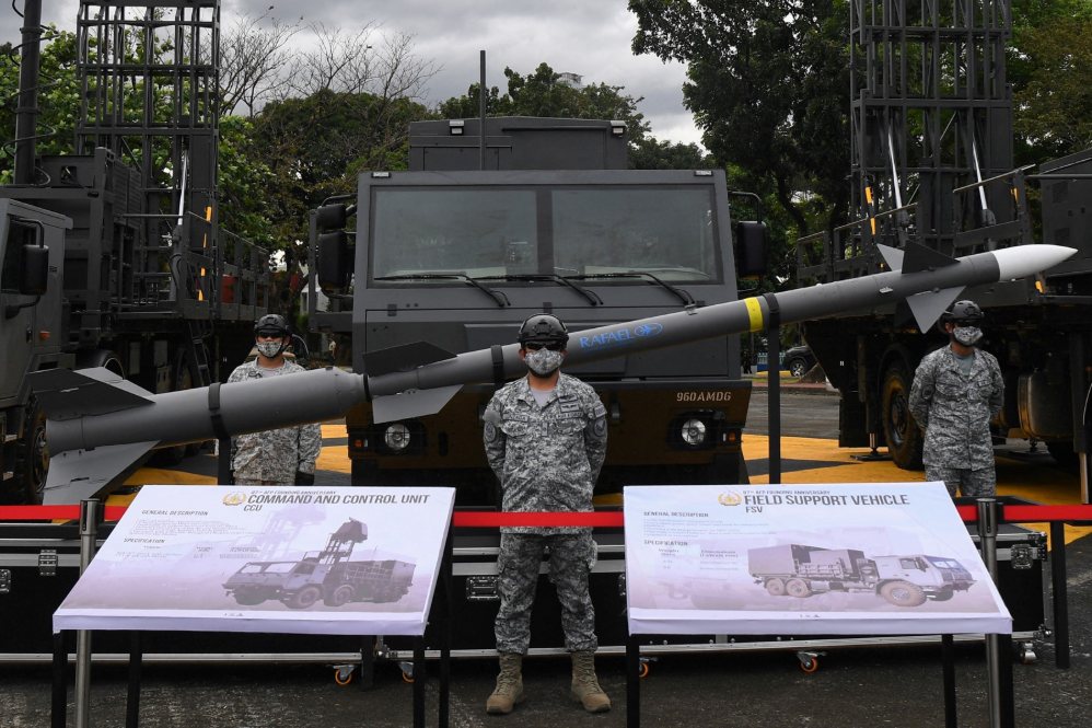 イスラエルのSPYDER防空システムがフィリピンで運用開始。写真:AFP