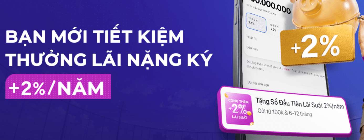 Biểu lãi suất tiết kiệm Cake by VPBank. Ảnh: Cake by VPBank