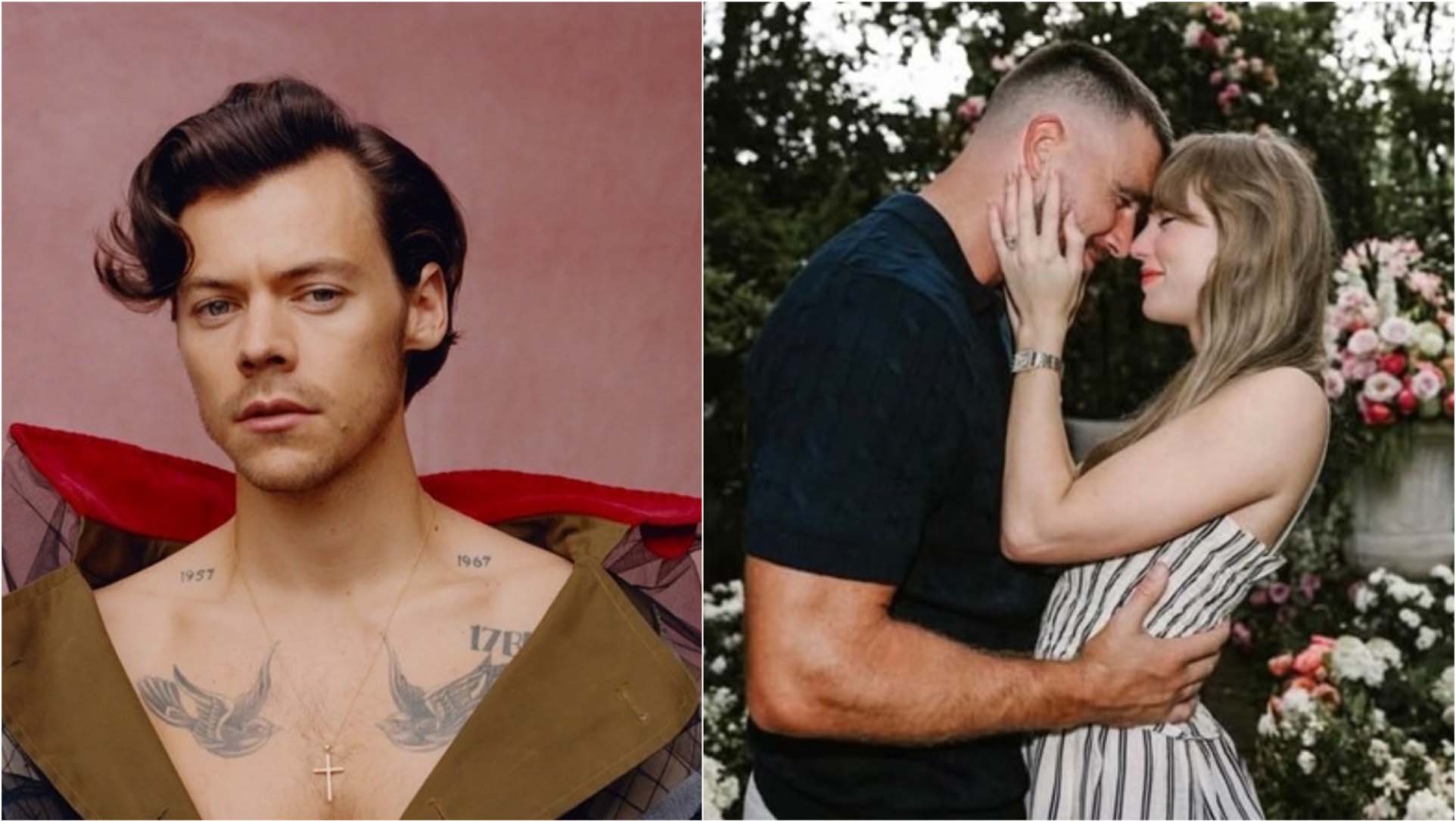 Harry Styles llama la atención al mencionar la boda de su ex novia Taylor Swift. Foto: Xinhua